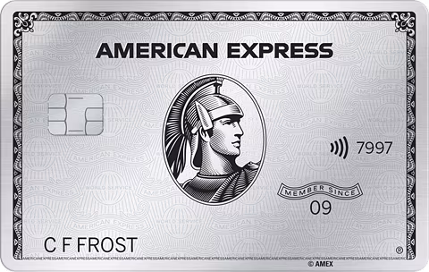 American Express Platinum card image
