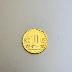 Peru - 10 Centimos Currency Souvenir