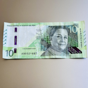 Peru - 10 Sol Currency Souvenir