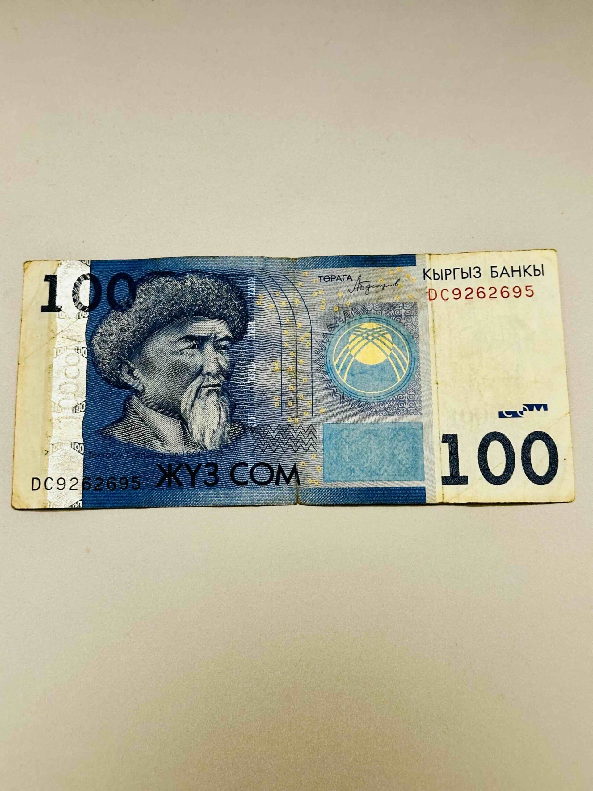 Kyrgyzstan - 100 Som Currency Souvenir