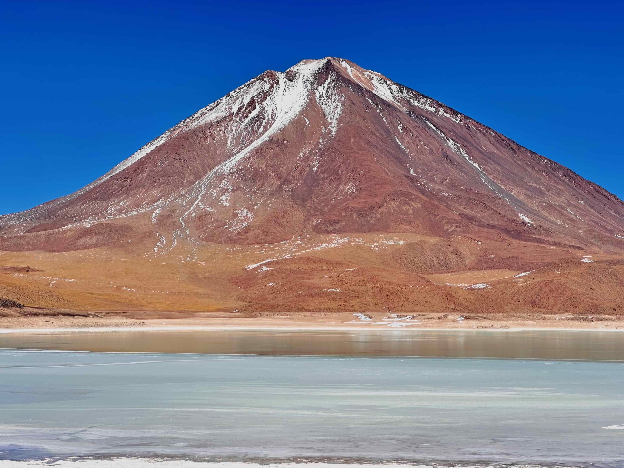 Laguna Verde and Licancabur Volcano