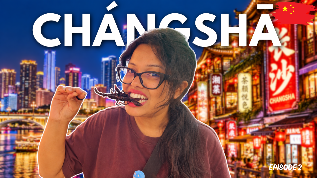 Changsha China travel guide with Orange Island, Yuelu Mountain, street food and city skyline